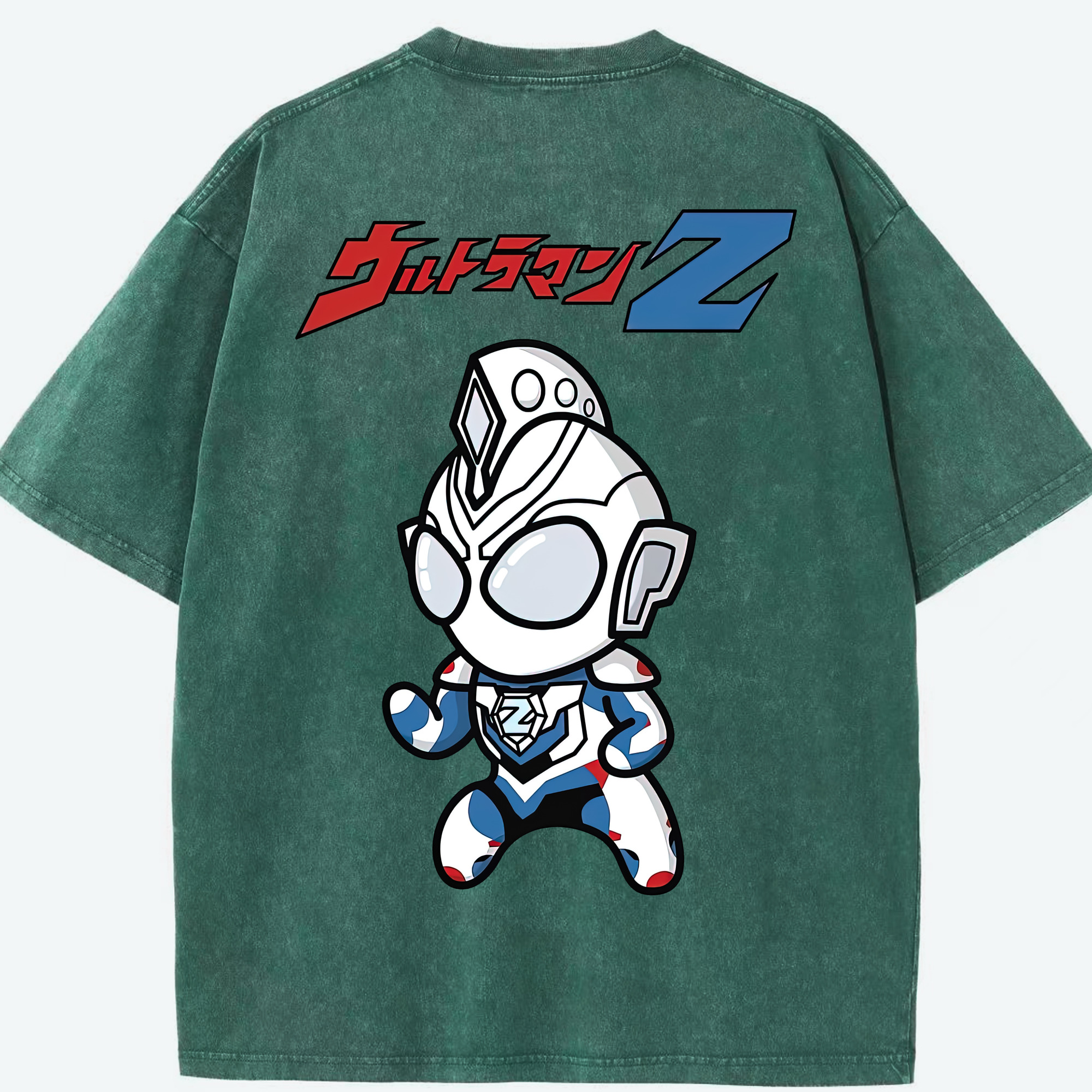 （画像用） ウルトラマン Ultraman 綿100% ヴィンテージ風 半袖Tシャツ（背面プリント）